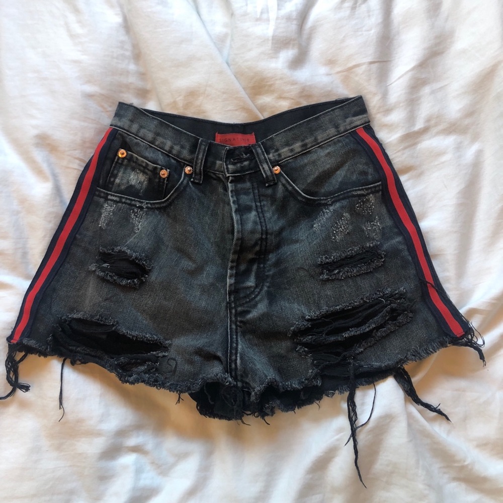 Black High Waist shorts